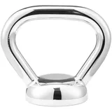 luxuskollektion Kettlebell Stahl Verstellbar 5 kg / 10 kg Kettlebell Griff silberfarben