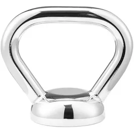 luxuskollektion Kettlebell Stahl Verstellbar 5 kg / 10 kg Kettlebell Griff silberfarben