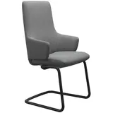 Stressless Armlehnstuhl Laurel, Hellgrau, Metall, Textil, Rundrohr, C-Form, 58x105x63 cm, Lederauswahl, Stoffauswahl, Typenauswahl, Esszimmer, Stühle, Esszimmerstühle, Armlehnenstühle