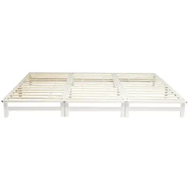 Homestyle4u Familienbett Palettenbett 270x200 cm Schlafzimmer, Betten