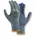 teXXor® Feinstrick-handschuhe Nylon, Grau/blaue Noppen