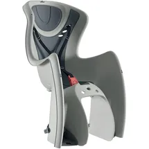 OKBaby Baby Shield - Fahrradsitz hinten für Kinder bis 22 kg - Befestigung am Gepäckträger - Grau