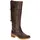 PIKOLINOS Medina Schaft Stiefel braun caoba Schaft-Schnürung für Damen, braun, Größe 36 EU