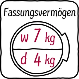 Neff V6540X3 Waschtrockner (7 kg / 4 kg, 1355 U/min)