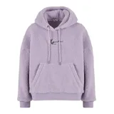 Karl Kani Metal Signature Teddy Hoodie Lila S