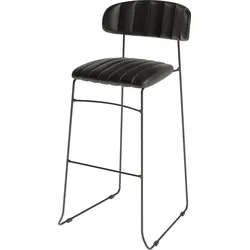 Barhocker ESSENTIALS "Mundo", schwarz, B:46,5cm H:105cm T:49cm, Hocker, Leicht zu Transportieren