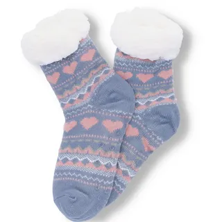 Antonio Damen Hüttensocken Blue