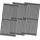 GFTIME Grillplatte 43 x 63 cm Gusseisen schwarz