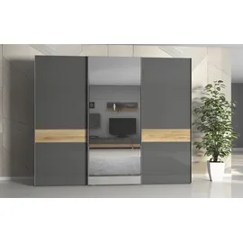 OTTO home Schwebetürenschrank Onyx 272 x 224 x 61 cm Grau