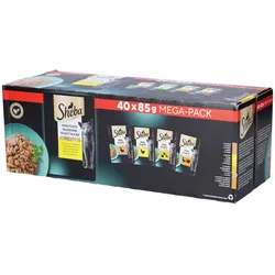 Sheba Mini Filets in Sauce - Geflügel-Auswahl für ausgewachsene Katzen
