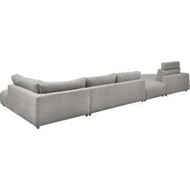 Musterring »Lucia U-Form«, Cord-Bezug, inklusive Kopfstütze, Gesamtbreite 524 cm