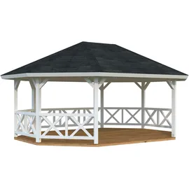 Palmako Betty 5,53 x 7,03 m Weiß