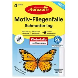 AEROXON Motiv-Fliegenfalle Schmetterling 4 St.