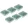 Buri Pfostenkappe Pyramide 71 x 71 mm grau/Metall