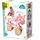 SES Creative 13137 Nachziehtier Einhorn aus Holz, 2 in 1, Laufspielzeug für Kleinkinder