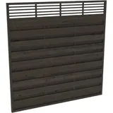Sichtschutzzaun Element Wien Anthrazit,asiert 180 cm x 180 cm