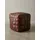 KADIMA DESIGN Sitzhocker Echtleder 39 x 41 x 39 cm Braun