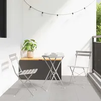 vidaXL Bistroset 3-tlg. Beige