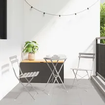 vidaXL Bistroset 3-tlg. Beige