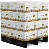 infowerk Druckerpapier Kopierpapier 140000 Blatt A4 80g Hochweiß CIE 160 Testsieger PEFC Umweltzertifikat