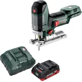 St 18 lt 130 bl Akku Stichsäge 18 v 130 mm Brushless + 1x LiHD Akku 4,0 Ah + Ladegerät - Metabo