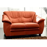 sit&more 2-Sitzer SIT & MORE "Savona, B: 148 cm", orange (terrakotta), B:148cm H:90cm T:90cm, PRIMABELLE-Microfaser (100% Polyester);SOFTLUX-Kunstleder;SOFTLUX/Struktur (Korpus in Kunstleder, Sitz und Rücken in Strukturstoff aus 75% Polyester und 25% 