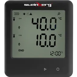 Steinberg Systems Datenlogger Temperatur - LCD - -40 bis +125 °C - 2 externe Sensoren