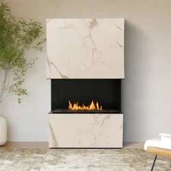 Planika STONE [Ethanol Kamin]: Daze (Marmor weiß)