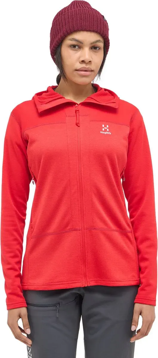 Haglöfs ROC Flash Mid Hood Women bright red (5RA) M