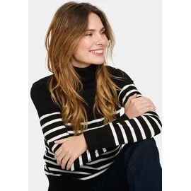 St Tropez Rollkragenpullover Schwarz XS