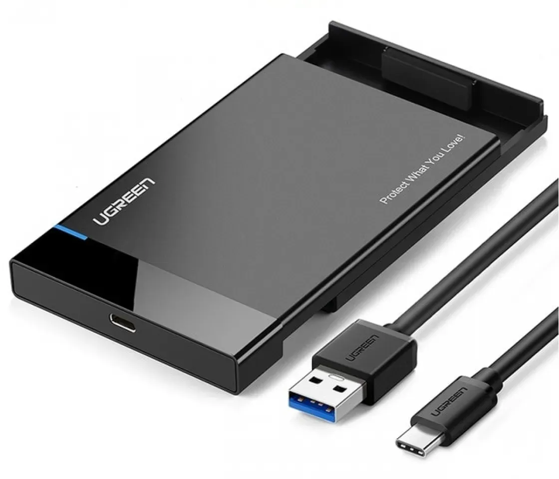 UGREEN Externes Festplattengehäuse für 2,5-Zoll HDD/SSD