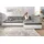 DOMO collection Ecksofa »Moric, L-Form, XXL-Sofa - Breite 300cm, viel Platz, auch in Cord« wahlweise mit Bettfunktion und Armteilverstellung, weiß-grau, grau