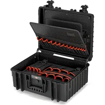 Knipex Werkzeugkoffer Robust34 leer schwarz 51,0 x 41,9 x 21,5 cm