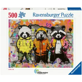 Ravensburger Erwachsenenpuzzle 500 Teile - Flauschige Freunde