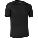 GripGrab Merino Blend Thermo Kurzarm Unterhemd Schwarz 50