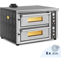 Royal Catering Elektro-Pizzaofen - 4+4 x 33 cm -