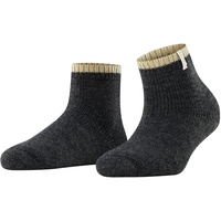 Falke Damen Socken Cosy Plush SSO Alpakawolle gemustert 1 Paar, Grau (Anthracite Melange 3081), 35-38