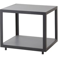 Cane-line Loungetisch Level, lavagrau Aluminium Schwarz