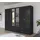 Rauch Kleiderschrank GAMMA 271 x 210 x 54 cm Grau