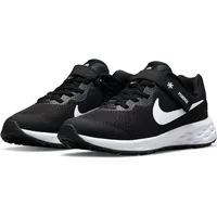 Nike Revolution 6 FlyEase Laufschuhe Kinder black/white-dk smoke grey 36.5