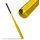 Relaxdays Baseballschläger Aluminium, 34 Zoll/ 86 cm, Rutschfester Griff, Leichter Softball Schläger, Aluschläger, Gold