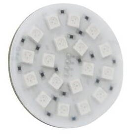 4W RGB SMD LED Strahler Platine 50mm vergossen 24V DC