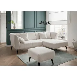 MID.YOU Hocker 66 x 44 x 66 cm Weiß