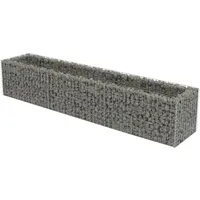 vidaXL Gabionen-Hochbeet 270 × 50 × 50 cm
