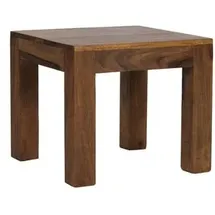 Wohnling WL1.204 Couchtisch Massivholz Sheesham 45 cm x 45 cm x 40 cm