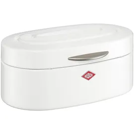 Wesco Brotkasten Single Elly, Stahlblech, Klappdeckel, 32 x 19,4 x 14cm, weiß,