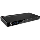 Lindy 4 Port HDMI 4K60, USB 3.0 & Audio KVM Switch