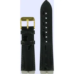 Tissot - Leder Rapunzel Lederband Schwarz T600019696 - genarbt,rind,schwarz