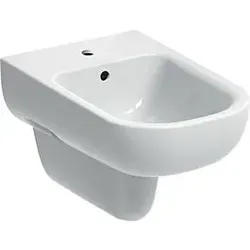 Geberit Smyle Wand-Bidet 500216011 weiß, Wasseranschluss verdeckt, mit Überlauf