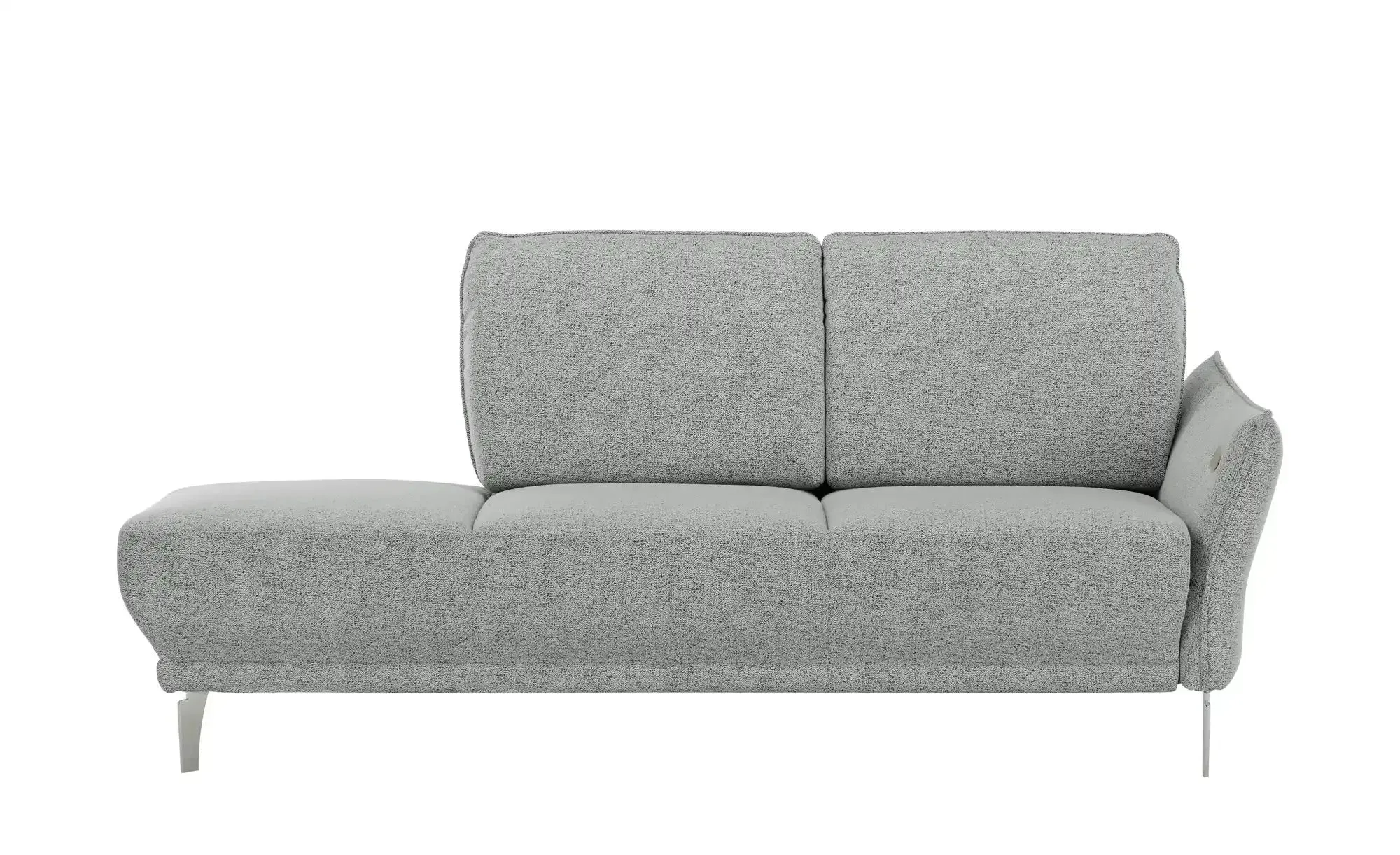 Récamiere  Berlin , grau , Maße (cm): B: 204 H: 88 T: 93.0